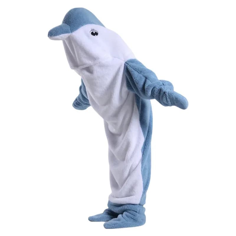 2025 11 Marine Animal Children Girl Boy Shark Covered Adult Hoodie Unisex Women Men Sofa Whale Baby Dolphin Halloween