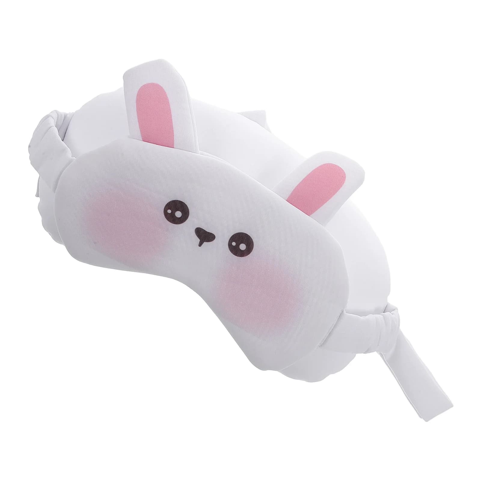 Cuscino per il collo da viaggio Design a fumetti Cuscino per maschera per gli occhi 2 in 1 Leggero portatile per cuscini per il collo dei cartoni animati per il sonno dell'ufficio dell'aereo dell'auto