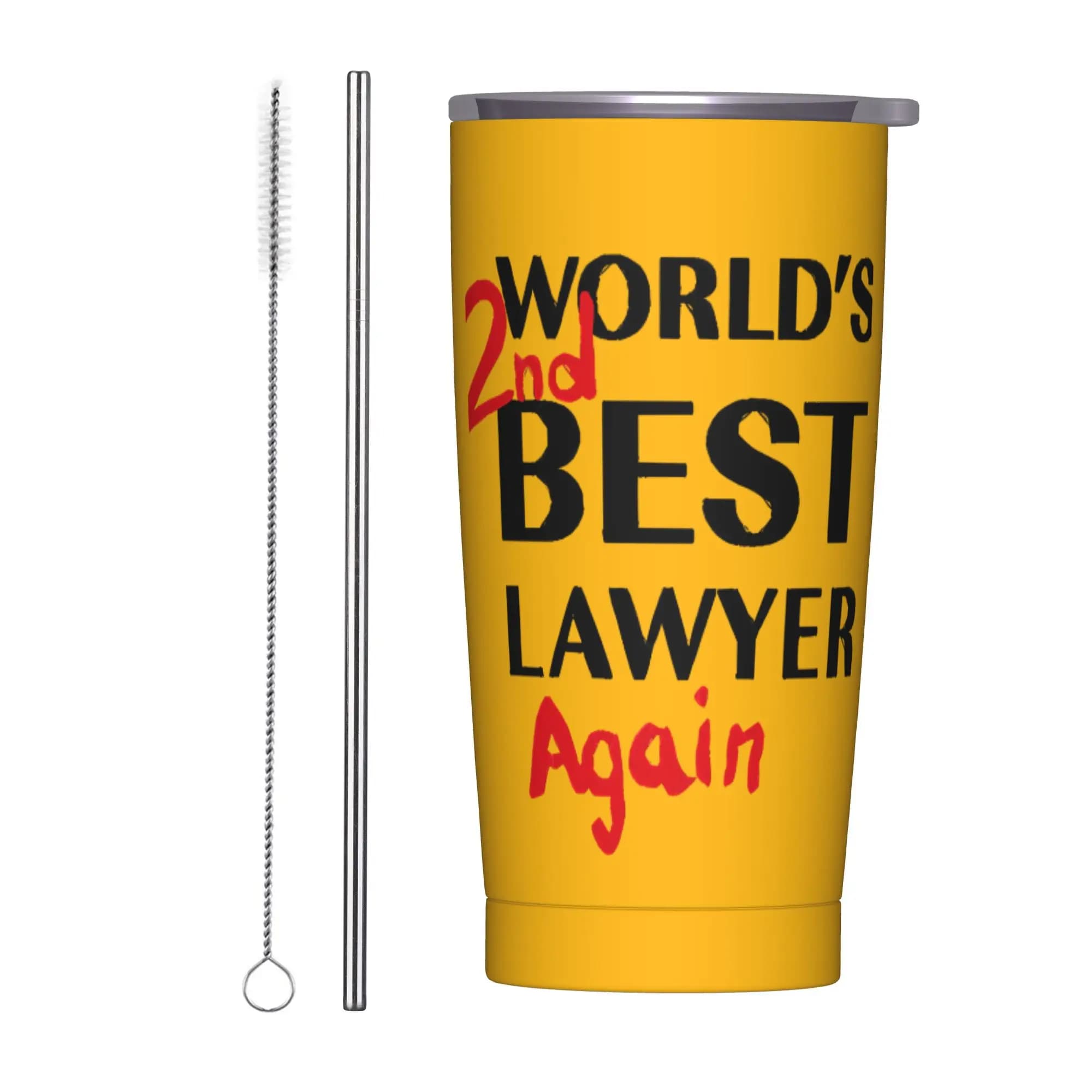 Better Call Saul Insulated Tumbler with Straws Lid Breaking Bad Vacuum Coffee Mugs Double Wall Hot Cold Drink Cup, 20oz