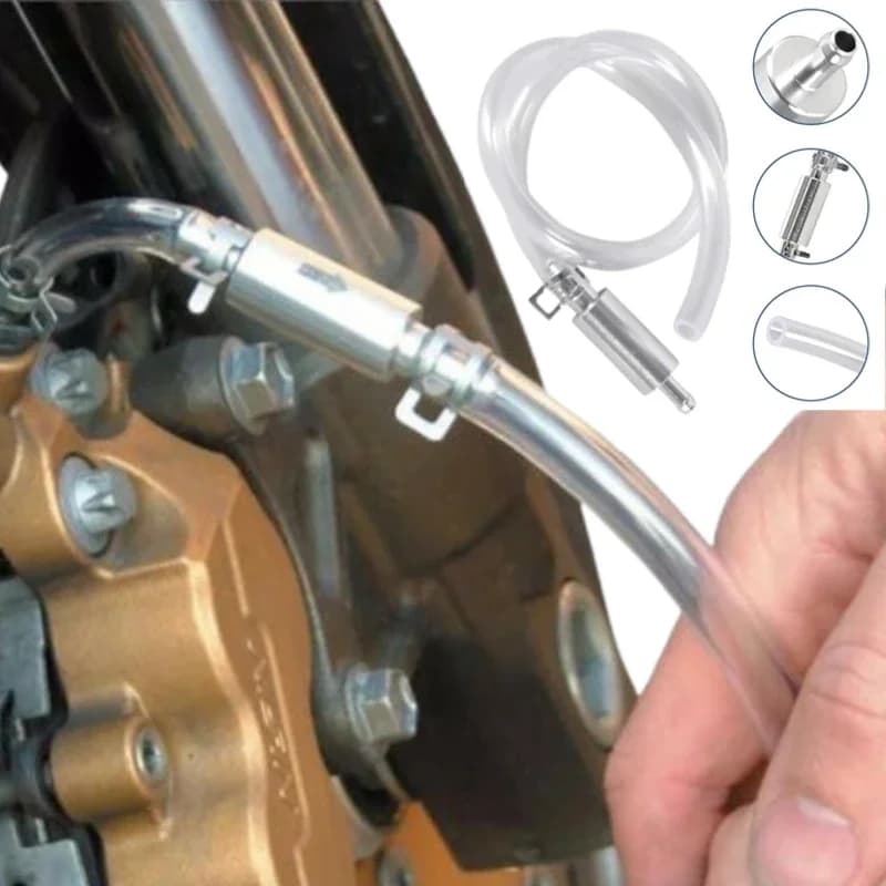 Set di Attrezzi per Spurgo Freni e Cambio Olio per Auto e Moto, Pompa Idraulica con Tubo per Valvola Frizione, Accessori per Moto da Cross