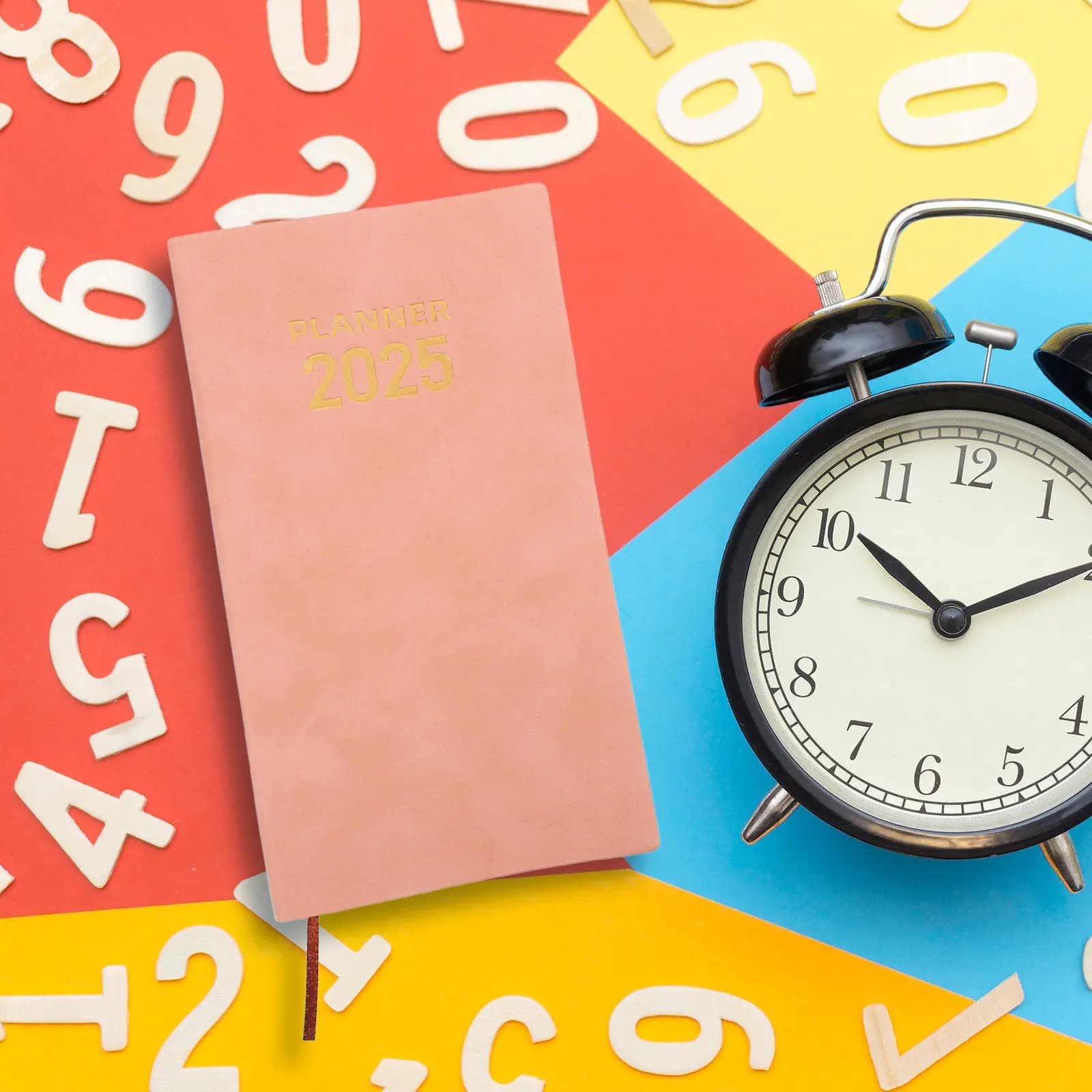 Agenda Accademica Portatile, Taccuino in Carta Artificiale Multifunzione, Organizzatore Quotidiano per Ufficio e Casa
