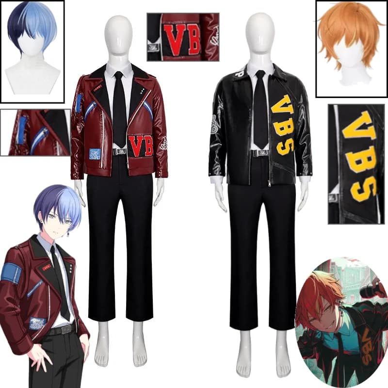 Shinonome Akito Aoyagi Touya Cosplay Costume Akt 6th Box Event Limited Jacket Wig Set for Convention Halloween Role Play