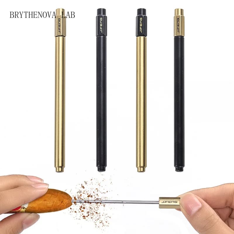 Portable outdoor travel Stainless Steel Cigar punch needle Puncher Cigar Needle Drill Loose Accessories Smoking Tool