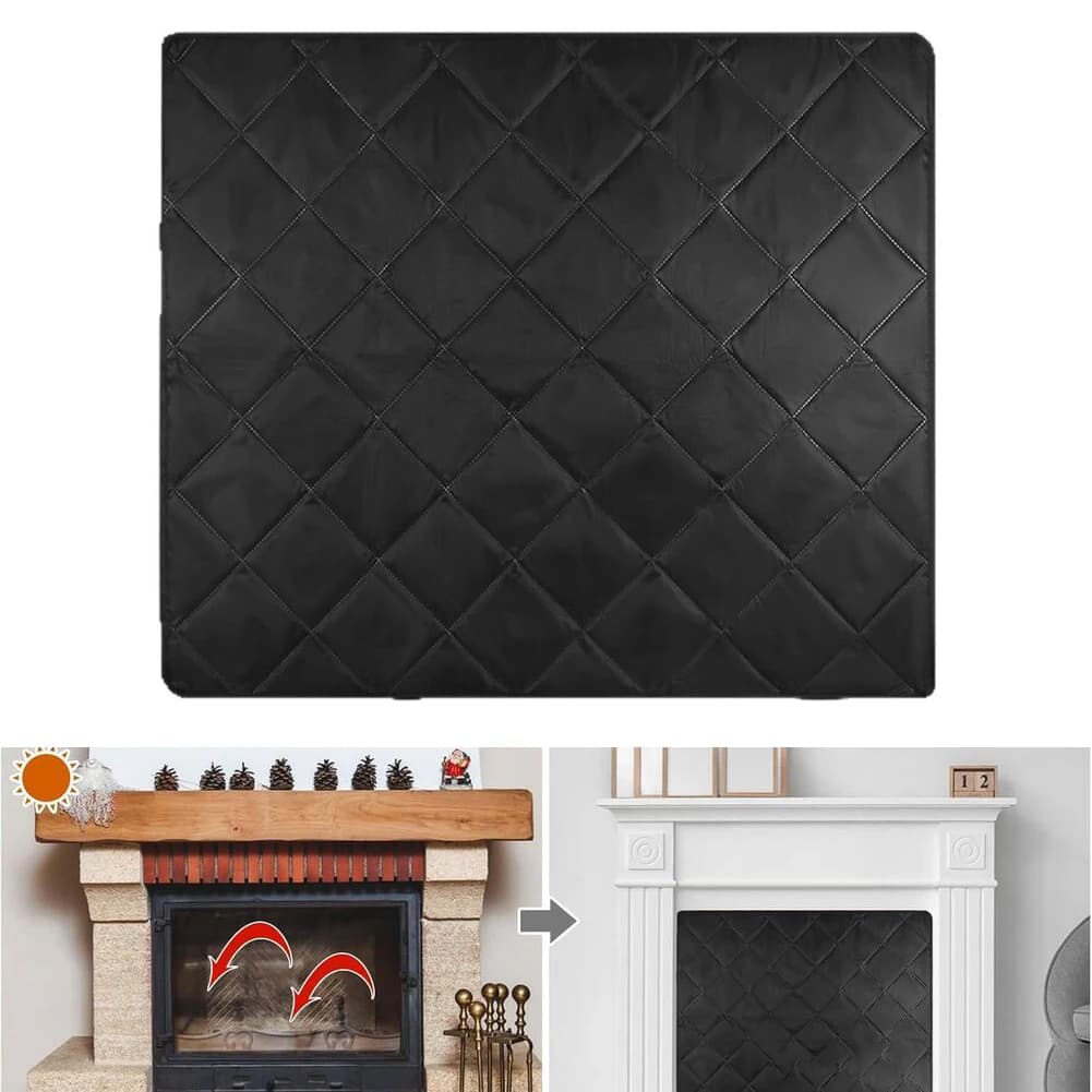 Copertura isolante per caminetto, blocca il vento e previene la perdita di calore