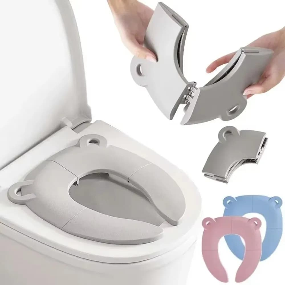 New Cartoon Vase Foldable Children's Seat Vase Chair Children's Cushion for Toilet Seat / Carpet Pillow for Travel Children's Portable Hortiary