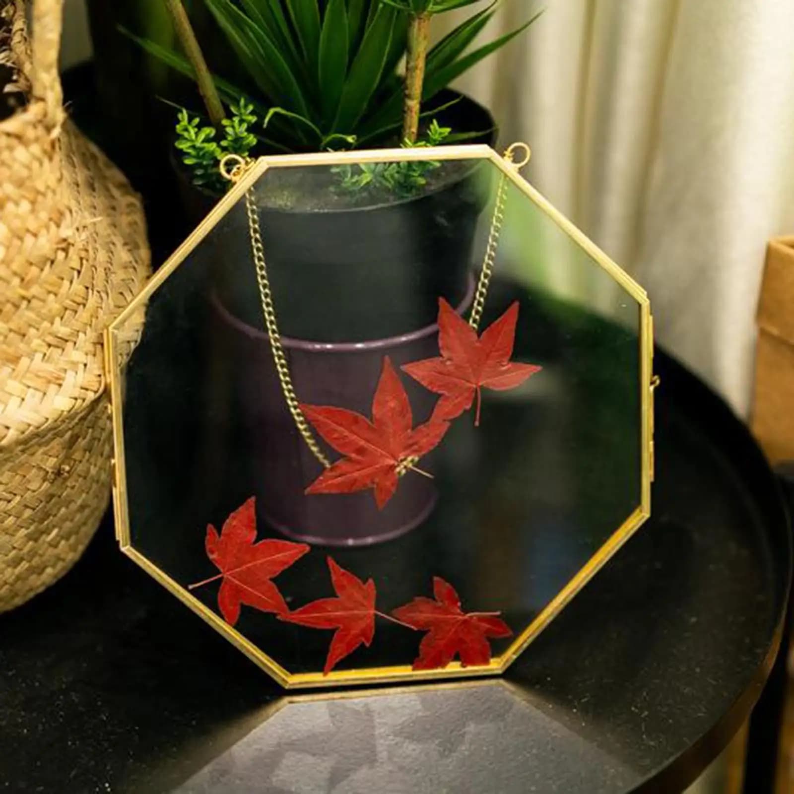 Vintage Style Wall Hanging Brass Hanging Photo Frame Picture Frames Clip