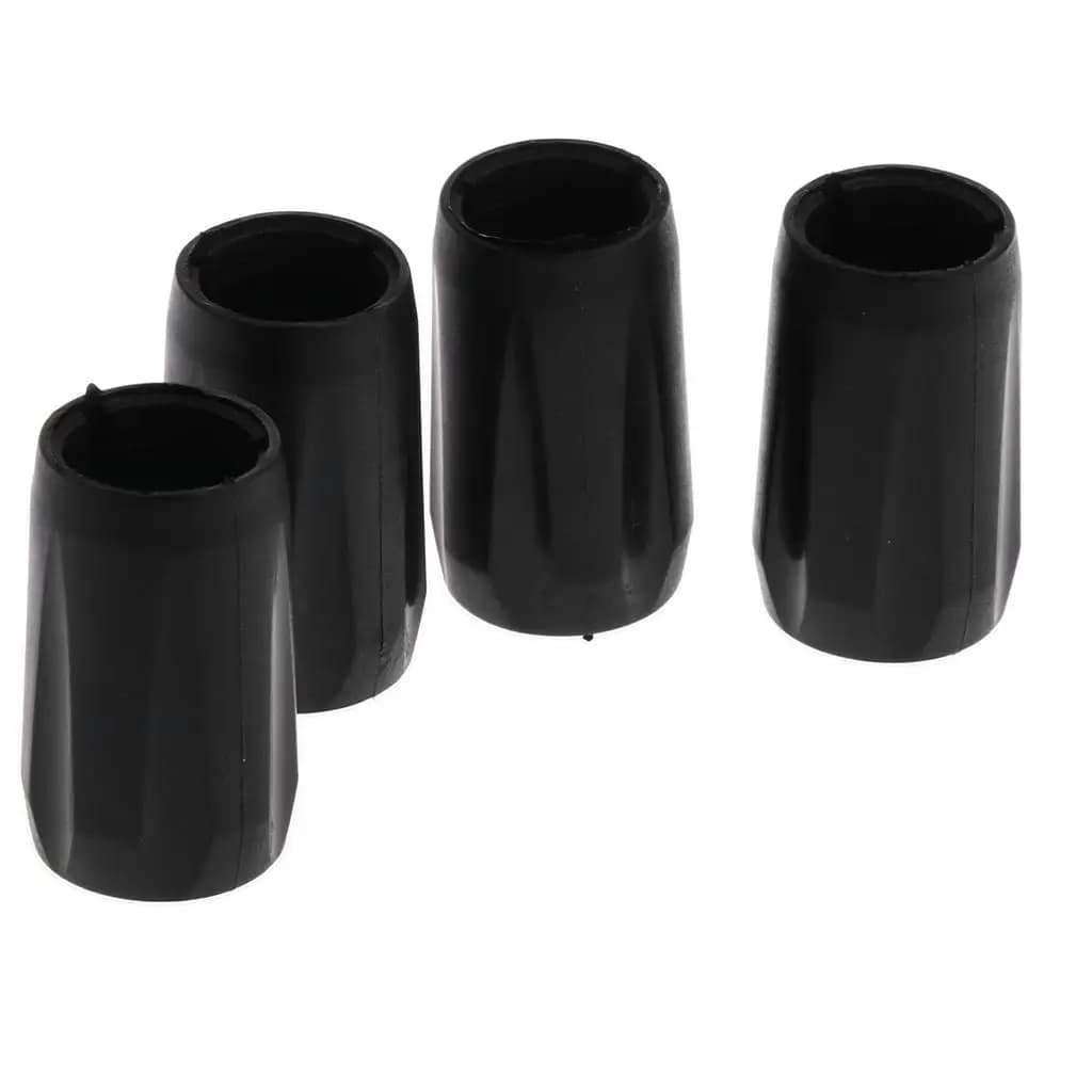 4x terminal plugs for walking poles for 14 mm sticks 16 mm Trekking Alpine hiking