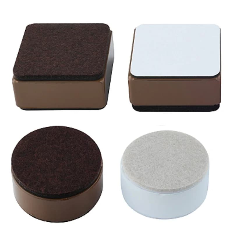 4 Pz/lotto 60x32mm Mobili Piedi Gamba Letto Riser Innalzamento Pad Quadrato Tavolo Rotondo Sedia Scrivania Divano Riser Protezione Del Pavimento Ascensore