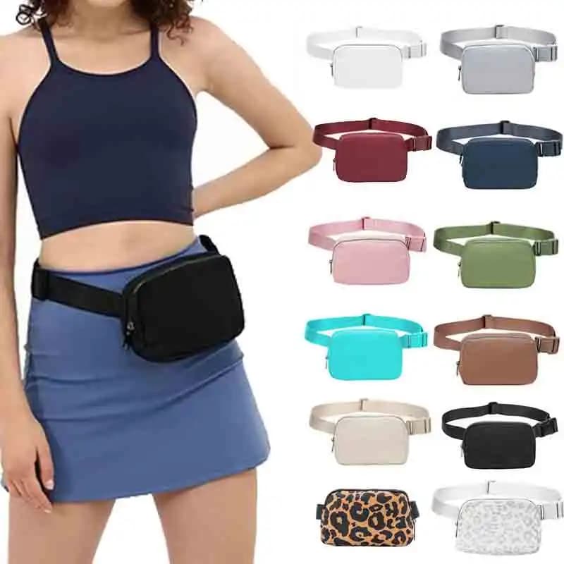 Marsupio da Donna con Cerniera, Borsa a Tracolla per Sport all'Aperto, Borsa Casual da Viaggio, Marsupio Femminile Portamonete