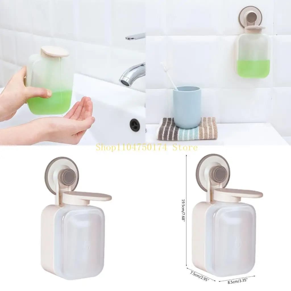 Dispenser automatico sapone Contenitore per liquidi montato a parete Bottiglia plastica per storgae Wi top sale