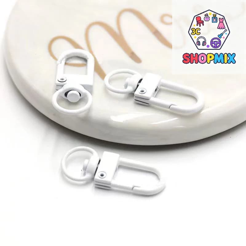 1pcs Mix Candy Color Snap Rotating Lobster Clasp Hooks Metal Plated DIY Jewelry Making Accessories For Keychain Handbags