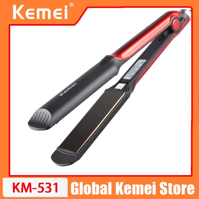 Professional hair plate Kemei KM-531 ceramic, tool for ironing and curling hair, hair curling for women