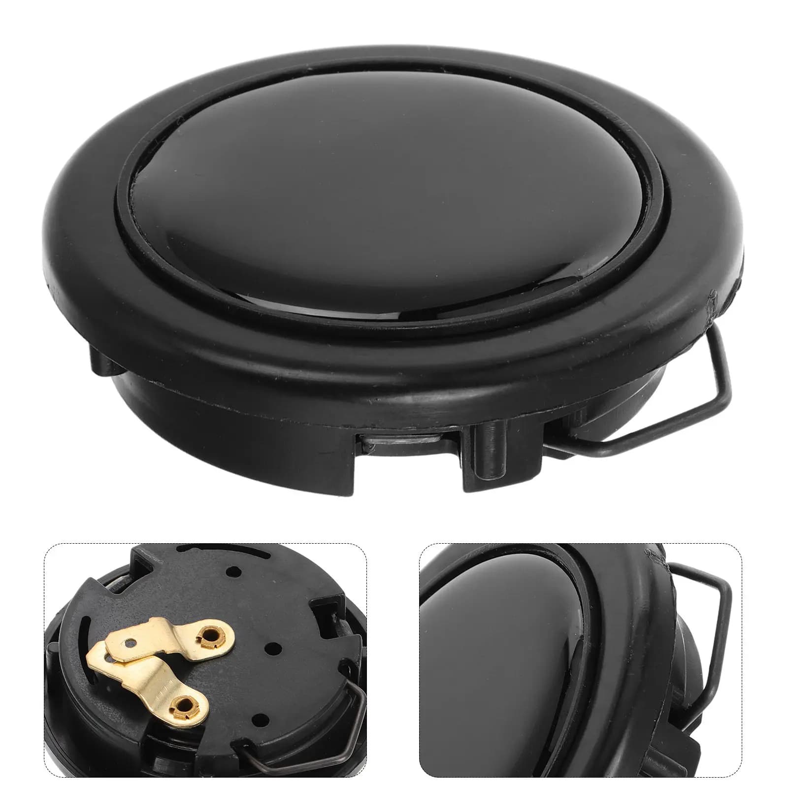 Copertura Universale per Pulsante Clacson del Volante, in Resina Plastica Resistente e Impermeabile, Ricambio per Auto da Corsa e Clacson ad Aria per Barche