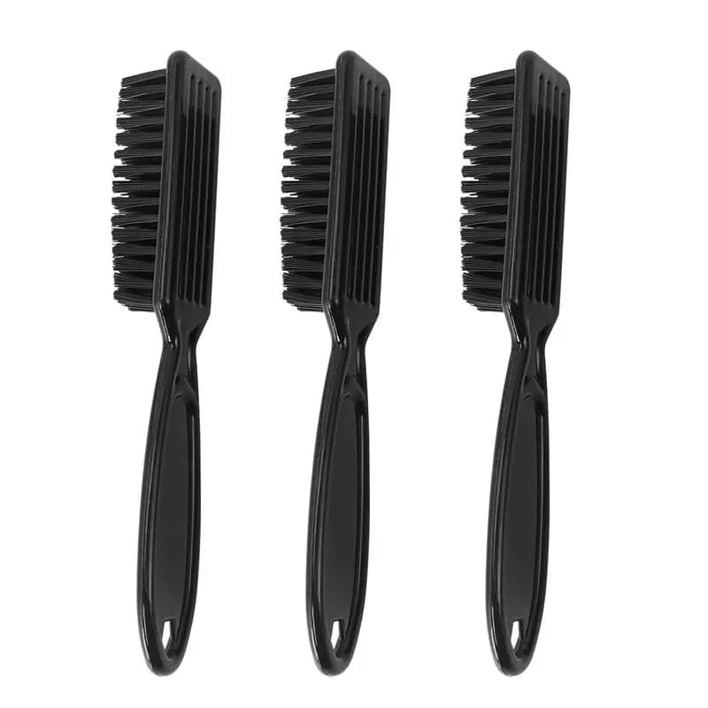 SEWS-30Pcs Spazzola per Sfumature, Spazzola per la Pulizia di Forbici e Pettini, per Barbiere, per Sfumature Skin Fade, per Modellatura e Intaglio di Forme, Spazzola per la Pulizia di Strumenti per Acconciature Vintage Oil Head
