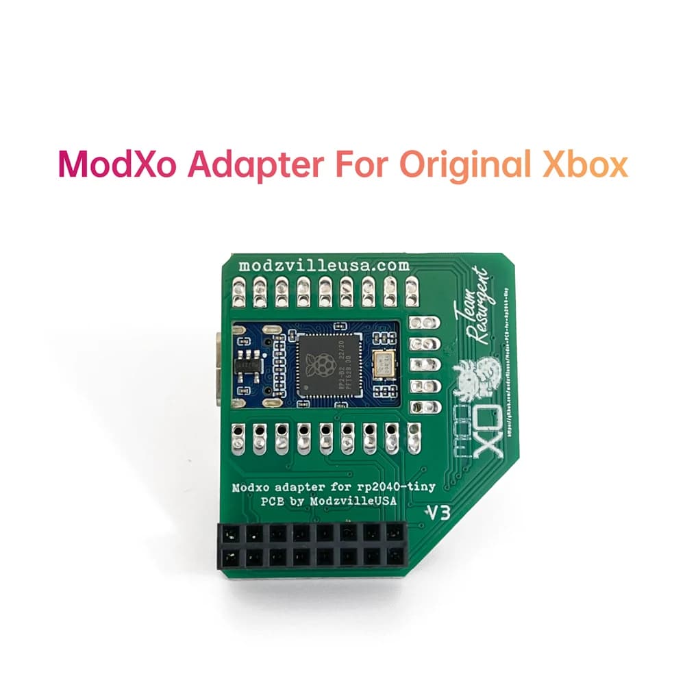 Adattatore V3 ModXo con PromethOS 1.5.0 per console video Xbox originale, supporto per l'attivazione della funzione di ritardo fino a 4 BIOS Openxenium