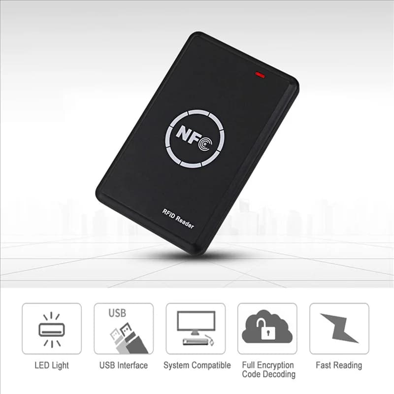 Duplicatore di lettori RFID ZIZI 2X, lettore NFC, programmatore di smart card, decodificatore di schede di accesso, schede Fobs UID T5577 scrivibili