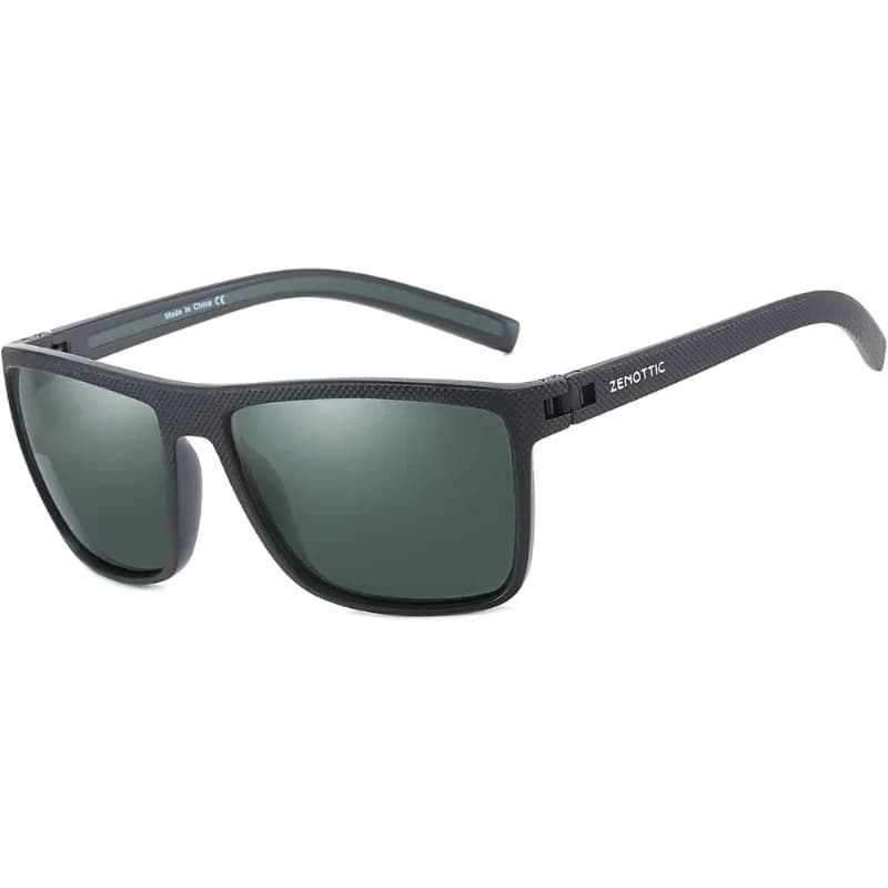 2026 New ZENOTTIC Polarized Sunglasses for Men Lightweight TR90 Frame UV400 Protection Square Sun Glasses
