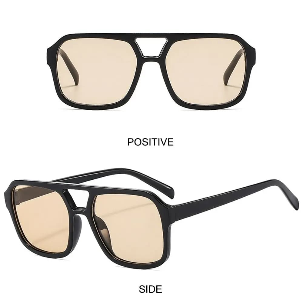 Fashion Ins Style Square Aviation Sunglasses UV400 Protection Big Frame Sun Glasses Eyewear for Women & Men