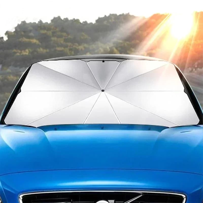 Car Sunshade Foldable Windshield Umbrella Sun Shade Curtain Car Front Window Parasol Sun Protector Accessories Amagi