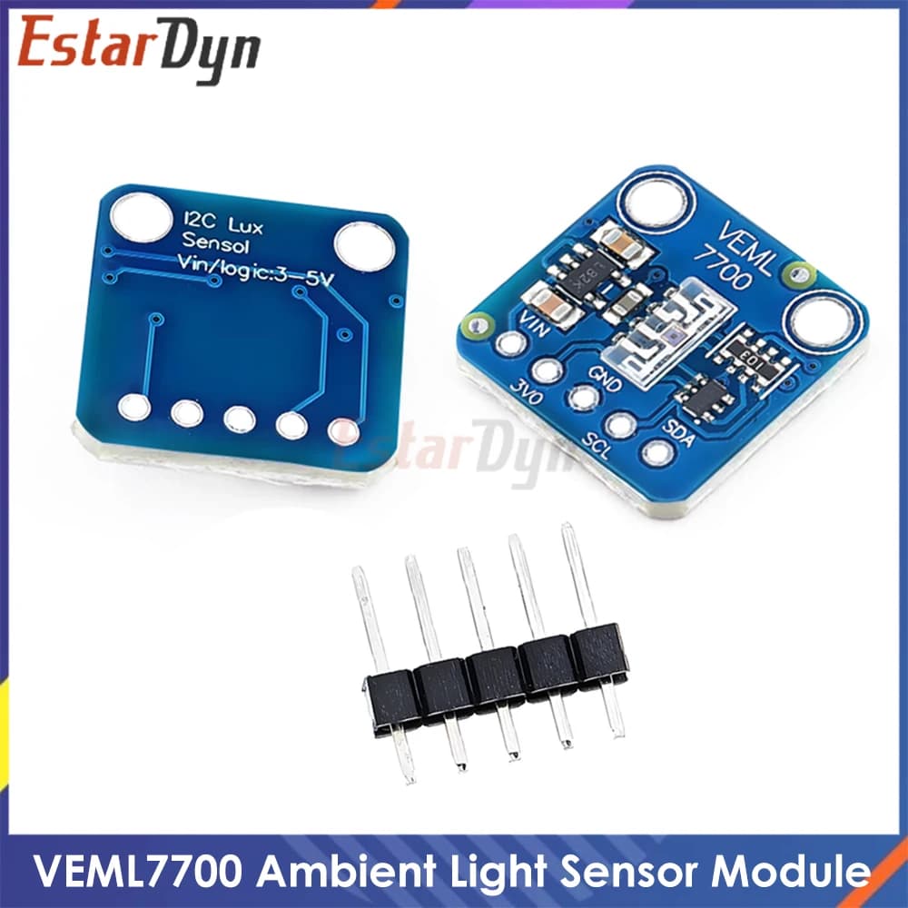 VEML7700 Environmental light sensor module 120k Lux, I2C interface, 3,3 V/5 V compatible for Arduino