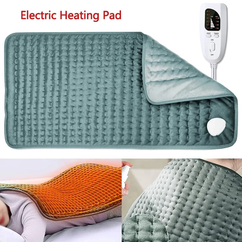 Scaldino invernale Tappetino riscaldante elettrico Coperta per terapia fisioterapica Termica Elimina l'affaticamento Fisioterapia Tappetino riscaldato Copri scialle