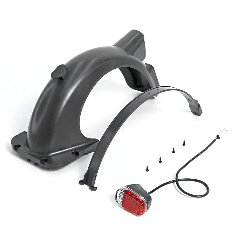 Parafango posteriore Fanale posteriore Ruota Splash Parafango Acqua Deflettore Per Ninebot Segway MAX G30 G30D Versione tedesca Scooter Elettrico Parte