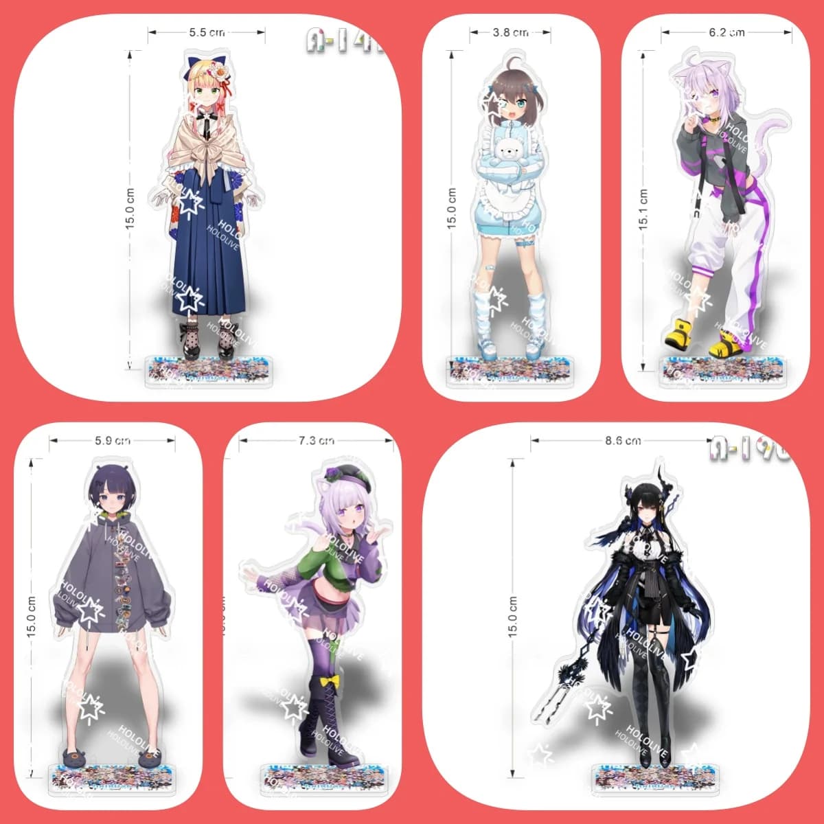 Manufacture Cute Anime Hololive Acrylic Stand Hoshimati Suisei stand Pendant for accessories Bag Fans Friends Gift Jewelry