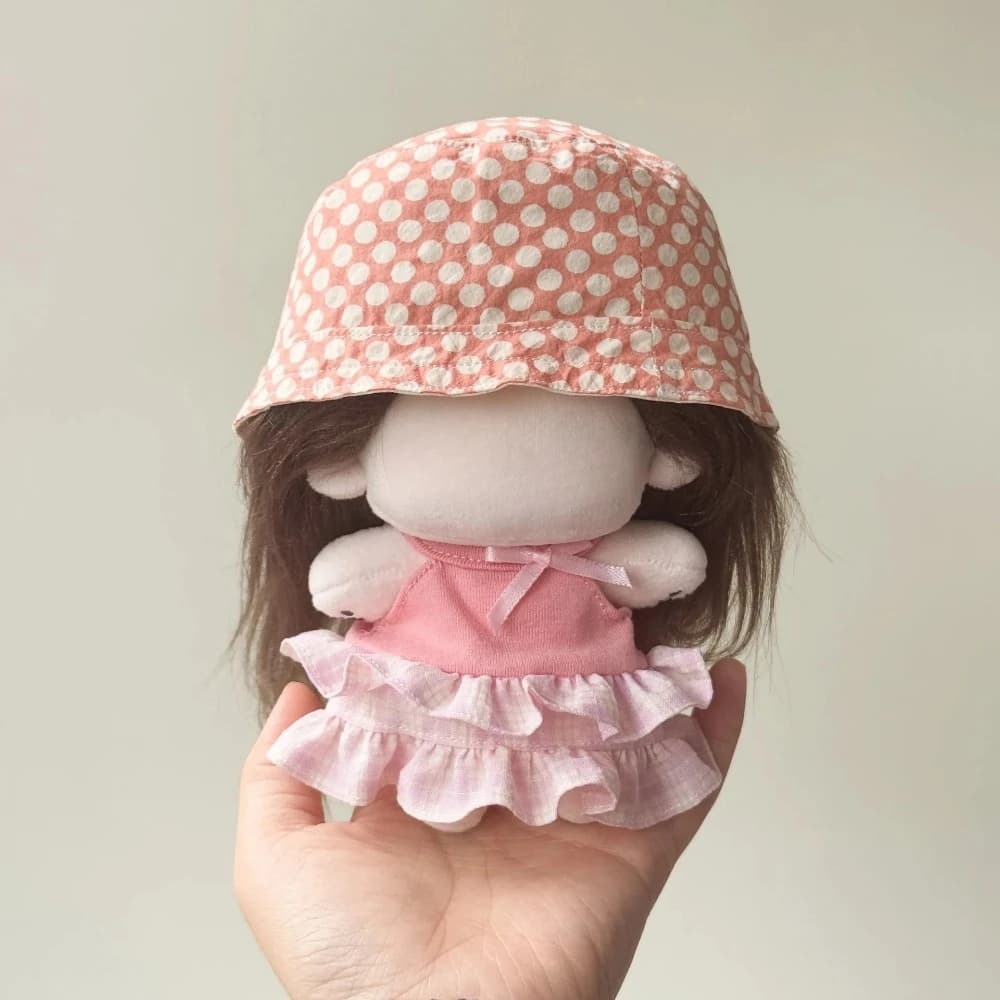 3 Colors Sweetheart Bubble Dress for 10-17cm Plush Doll Summer Party Costume Mini Skirt Stuffed Animal Birthday Gift Outfit 1PC