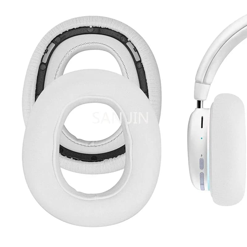 Cuscinetti auricolari di ricambio adatti per cuffie da gioco wireless Logitech G735, accessori per la riparazione dei cuscinetti auricolari, spugna in memory foam