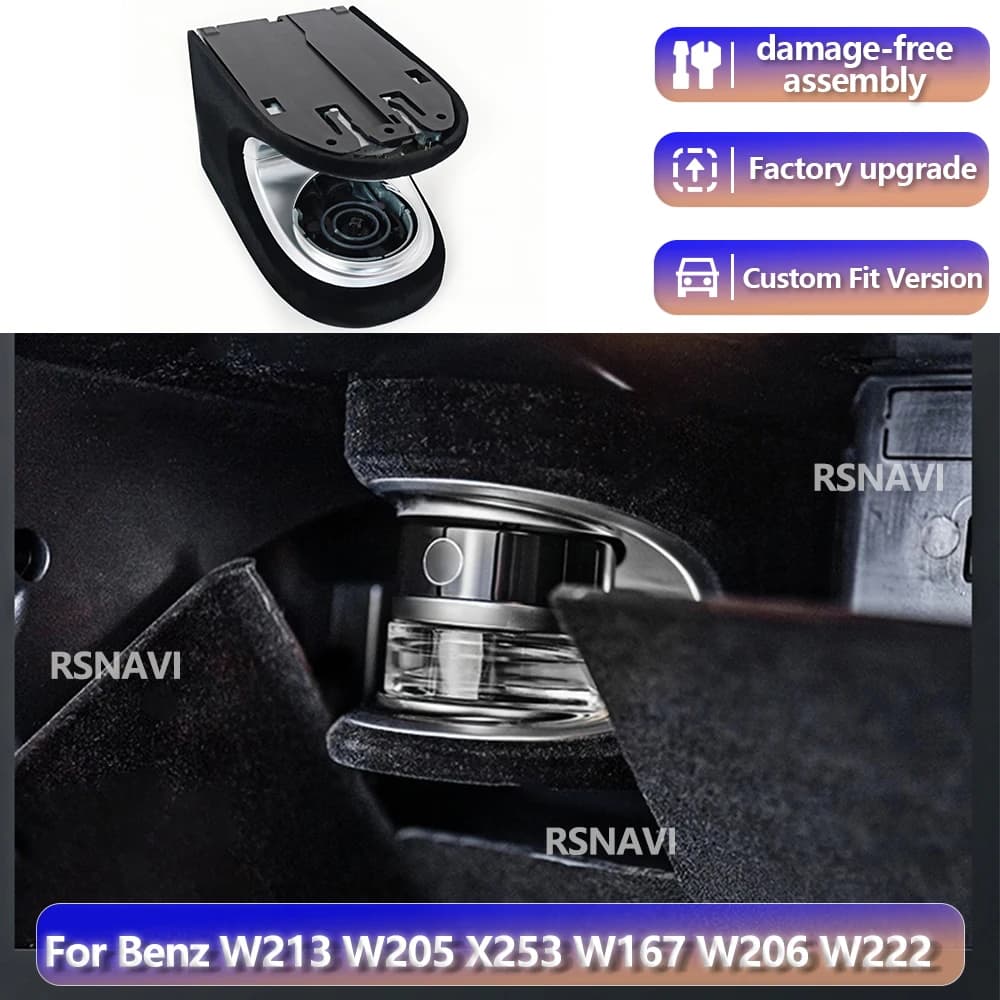 Sistema di Profumazione per Auto con Ioni Negativi e Purificatore d'Aria per Benz W213 W205 W222 X253 W167 W206 C/E/GLE/CLS/GLC/S-Class 2014-2025