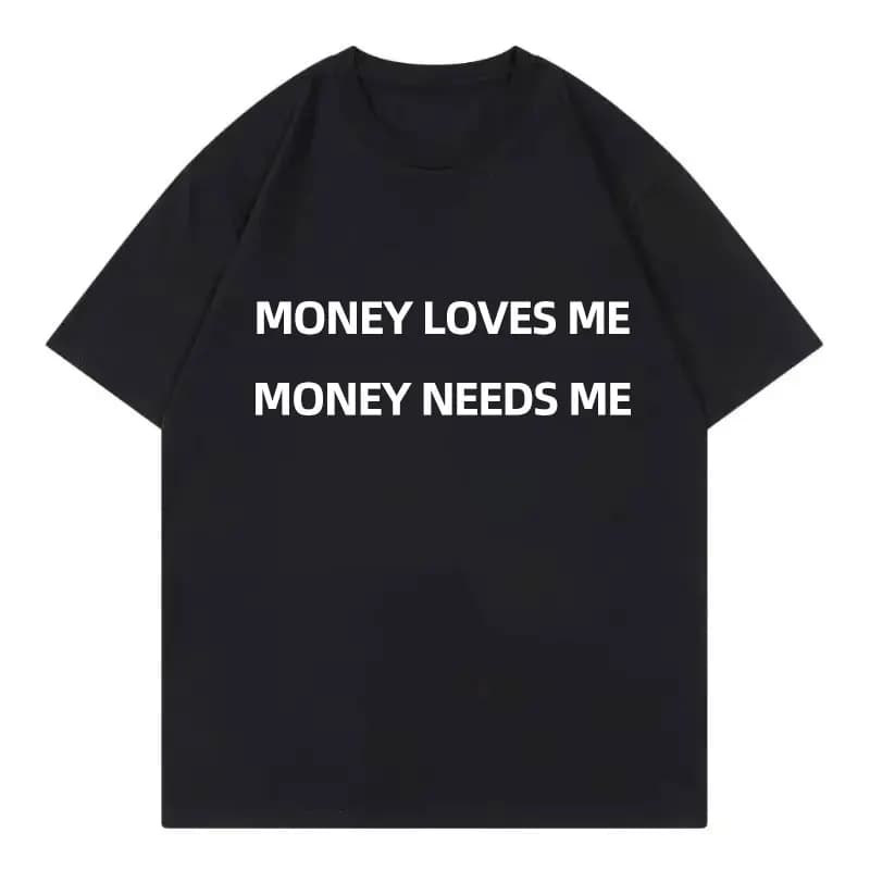 Fun short-sleeved t-shirt mens and womens summer new pure cotton versatile couple casual t-shirt