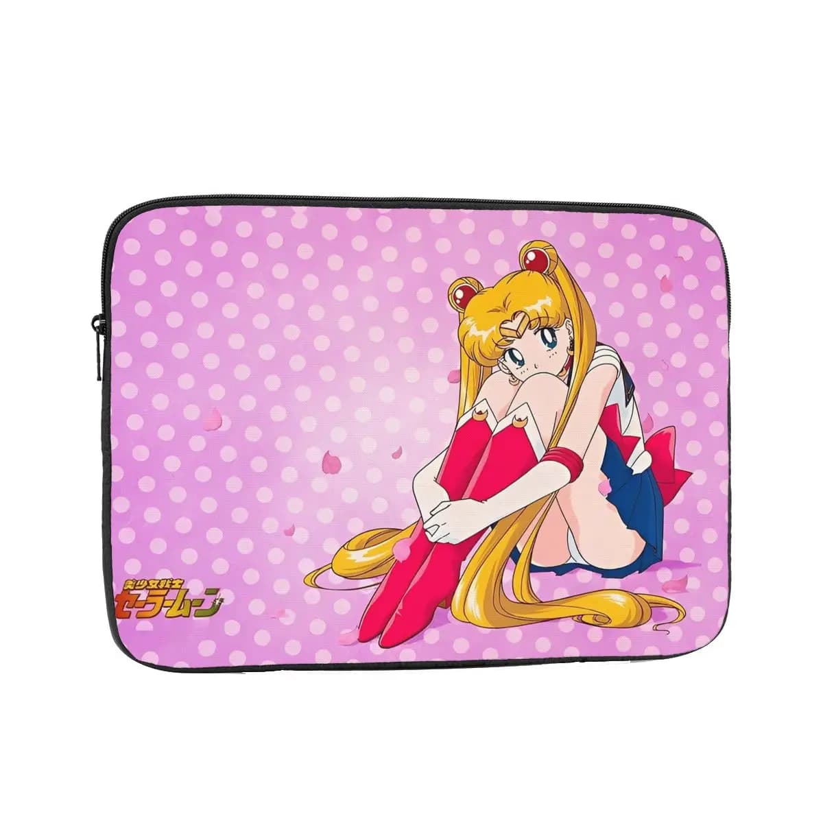 Custodia per laptop Sailor Moon 12" 13" 15" 17" Borsa per notebook antiurto con occhi e luna, custodia anti-shock