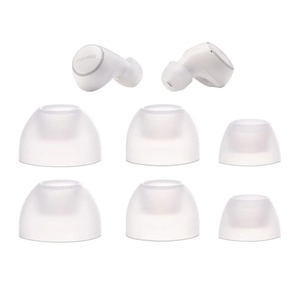 6 pcs soft Silicone earphones for Meizu POP2s POP2s POP2 earphones Bluetooth wireless earphones earphone tips spare accessories