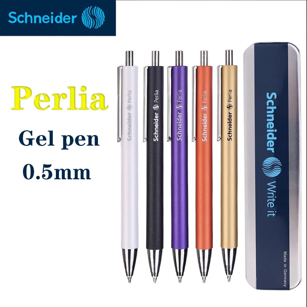 1PC Tedesco Schneider Perlia Vernice Nebbia Penna Gel Presse Penna Può Modificare Ricarica 0.5mm Ritorno A Scuola Forniture di Cancelleria Penna Unica