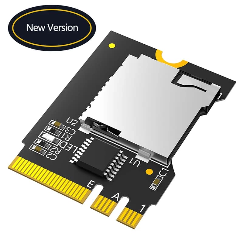 Micro SD t-flash Card TF SDHC SDXC a NGFF M.2 Key A-E lettore adattatore convertitore di dimensioni 2230 con indicatore LED per Computer portatile