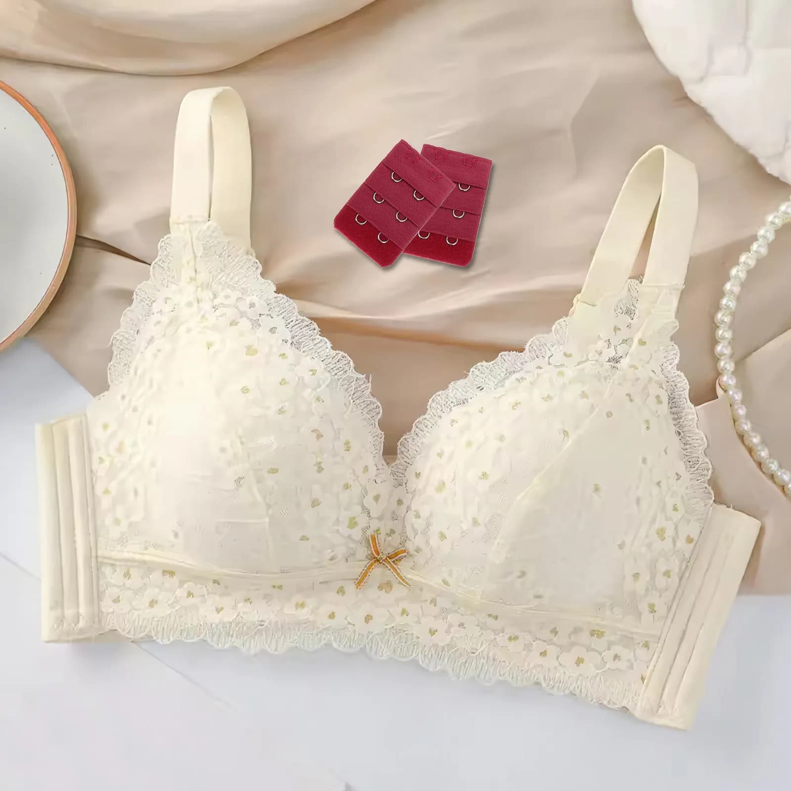 20 Pezzi Estensori Reggiseno Donna a 3 File e 2 Ganci, Fibbie di Estensione Regolabili per Reggiseno, Chiusure per Biancheria Intima per il Massimo Comfort