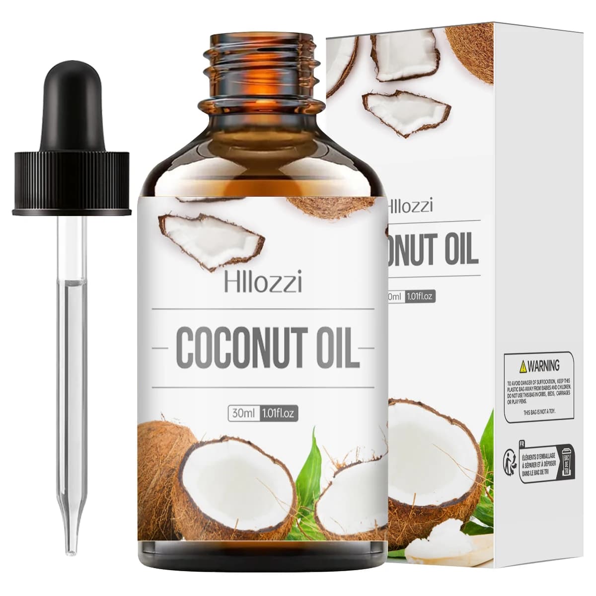 Olio essenziale di cocco adatto per il massaggio raschiante diffusore di aromaterapia per la cura delle ciglia dei peli del viso olio essenziale universale