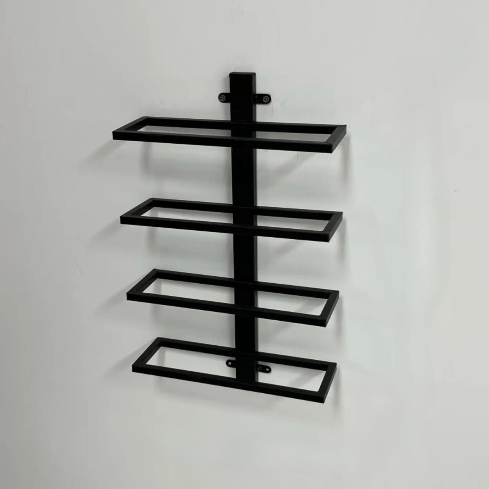 Wall-Mounted Wine Rack Open-Frame Wall Mount Wine Rack Easy Installation Stylish for Collectors, Home Bar, Kitchen