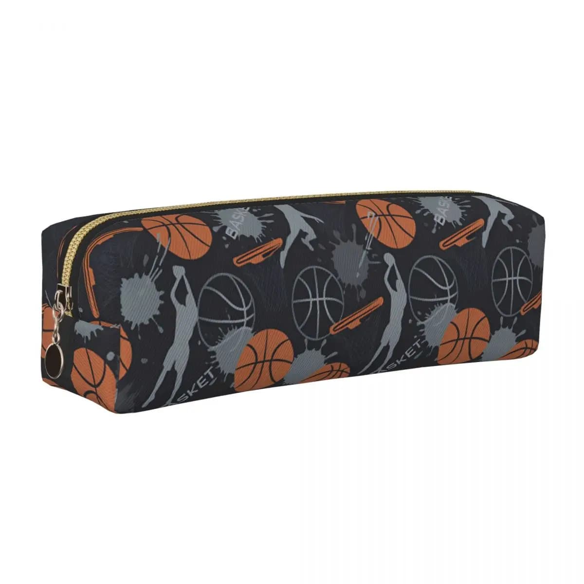 Astuccio per matite da basket, adorabile, per giochi di palline sportive, portapenne, per bambini, grande portaoggetti, per studenti, regali scolastici
