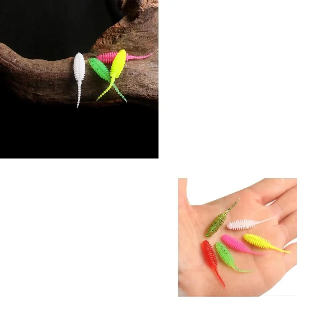 10 pz Esche Morbide Esche Simulazione Esche Artificiali Richiamo Pesca Verme Esche 35mm 0.25g Esche Da Pesca In