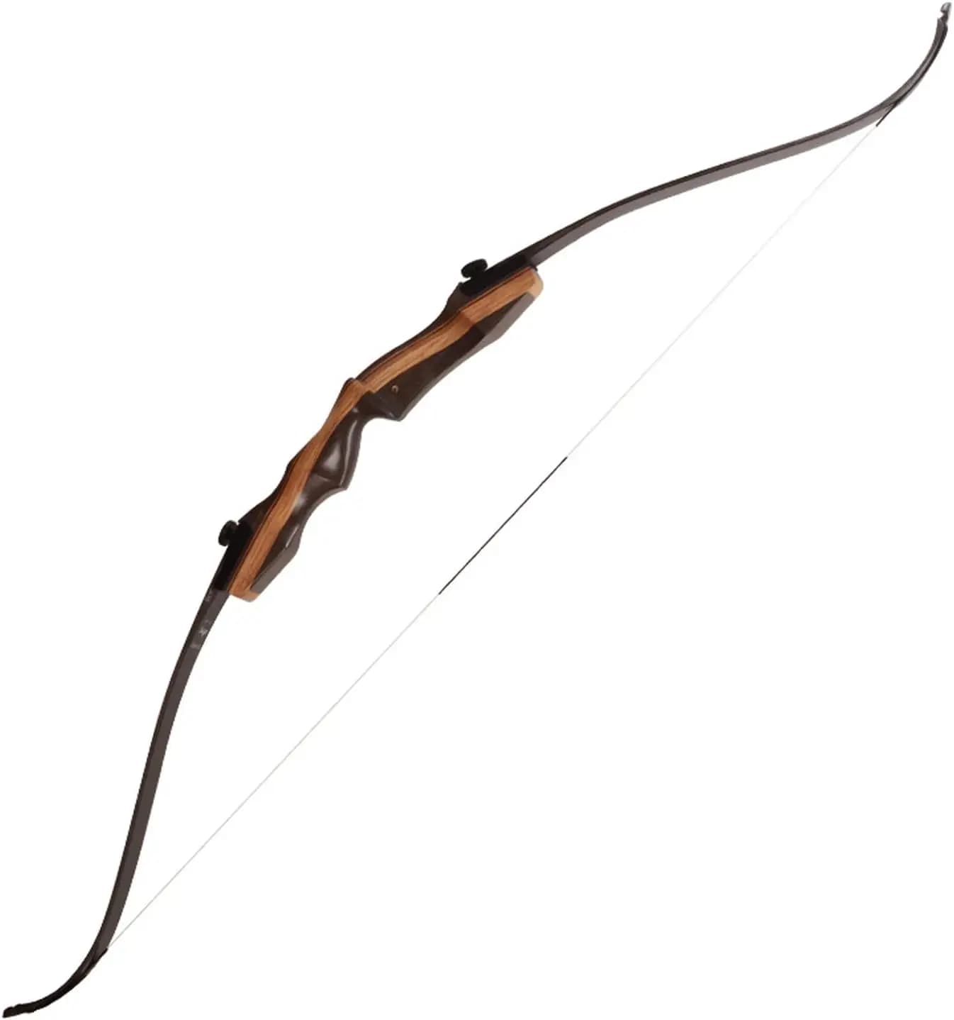 Set di arco ricurvo per tiro con l'arco da 62 pollici 30-60 libbre Arco lungo per adulti Adolescenti Bambini Principianti Pratica di allenamento e caccia