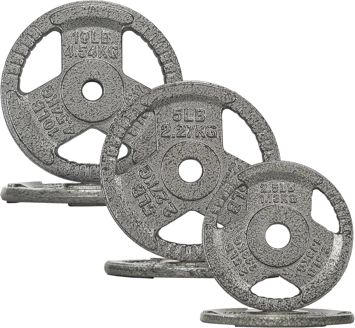 Dischi in Ghisa Standard da 1 Pollice per Allenamento di Forza e Sollevamento Pesi, 35LB/70LB/120LB