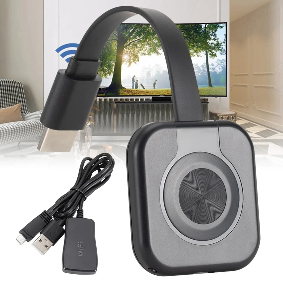 W13 Wireless Screen Projector TV Stick HDMI Display Adapter HDMI Screen Mirroring Display Dongle Wifi HDMI Adapter Connector For