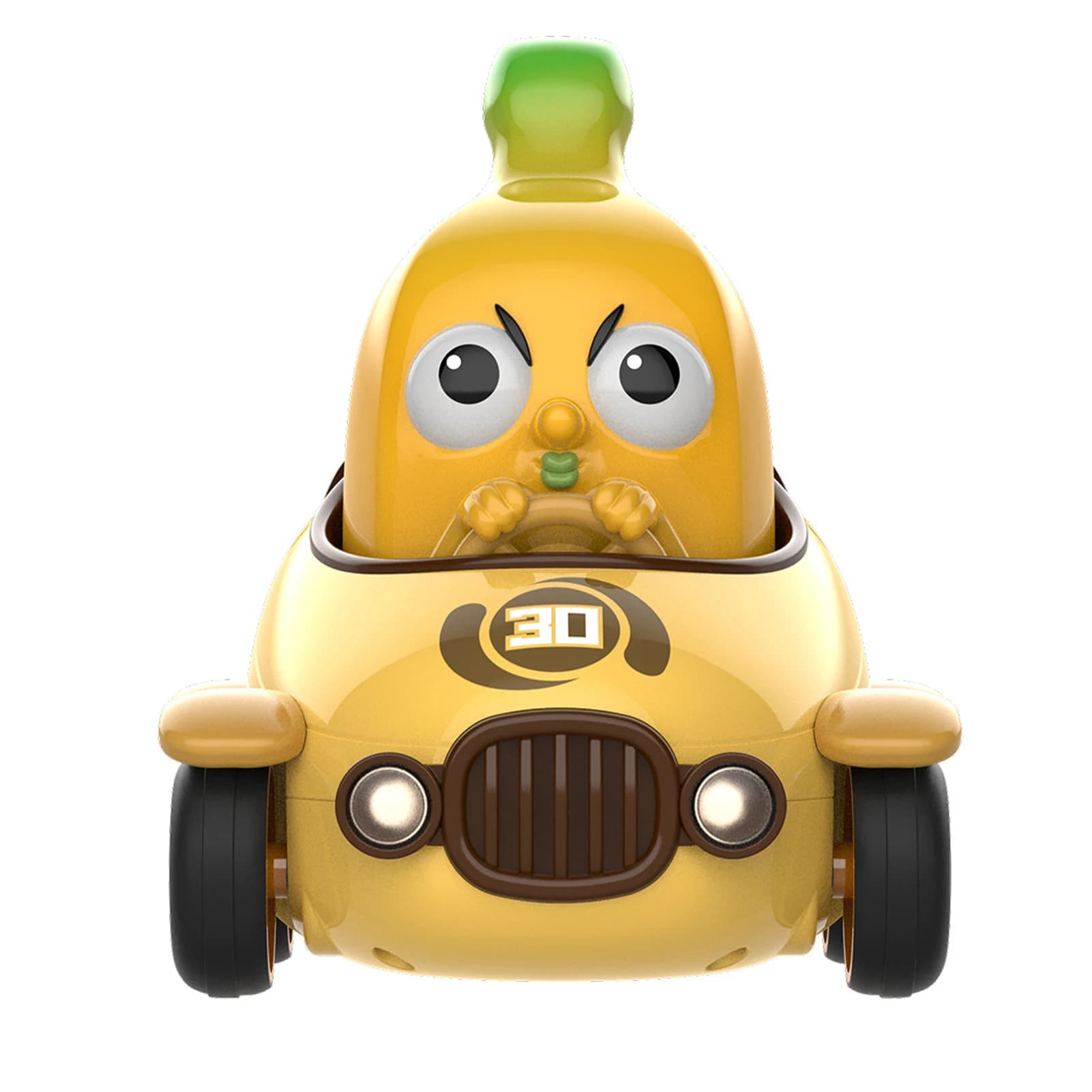 Auto RC a Forma di Banana, Telecomando 2.4G, Auto da Corsa Drift 360° ° Macchinina Giocattolo Rotante a 360 Gradi ° Luci LED Rotanti per Acrobazie per Bambini