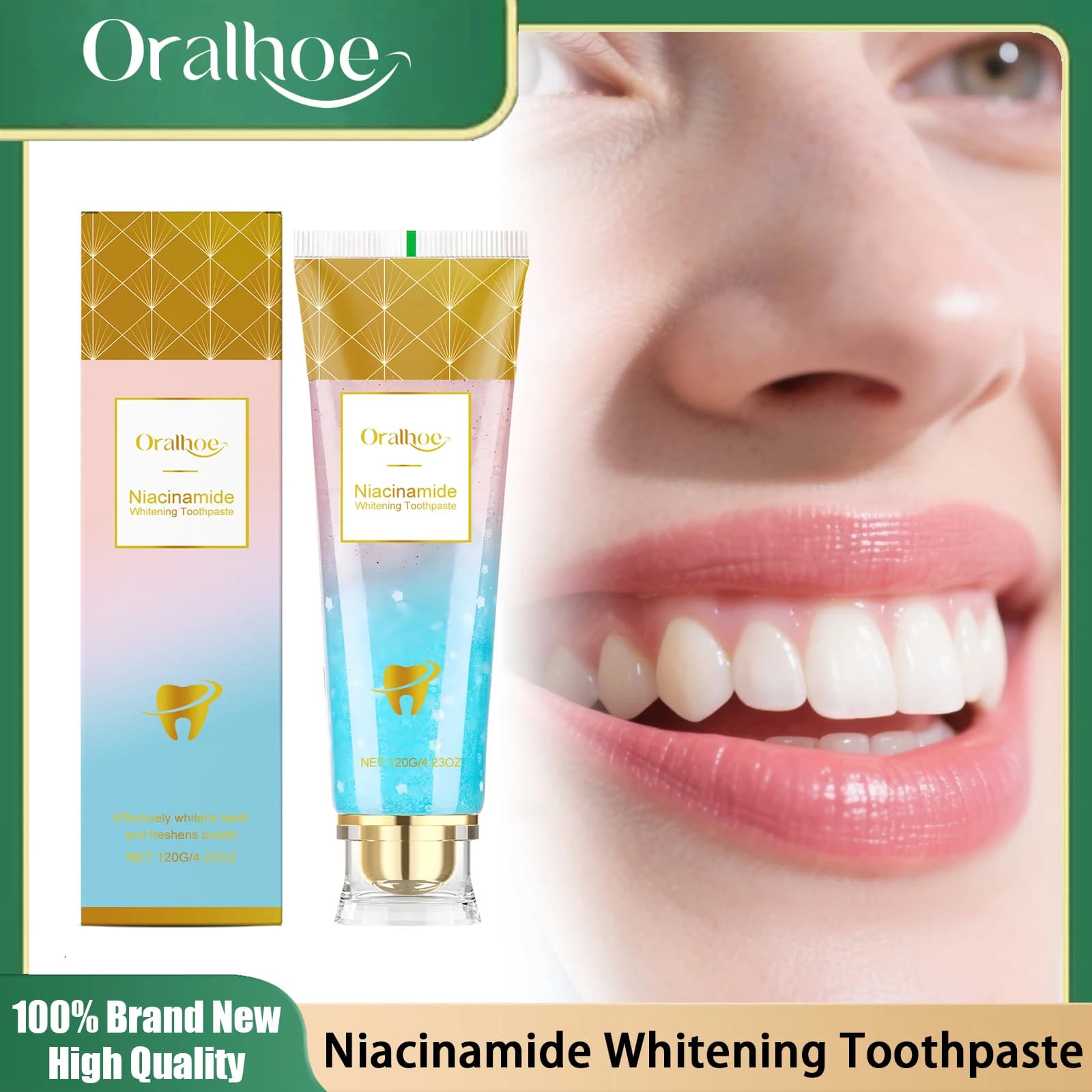 Niacinamide Toothpaste Whitening Of Macchia Tooth Removal Tartarus Anti Carie Clean Dentale Improve Alitosis Fresh Hygiene Oral Care