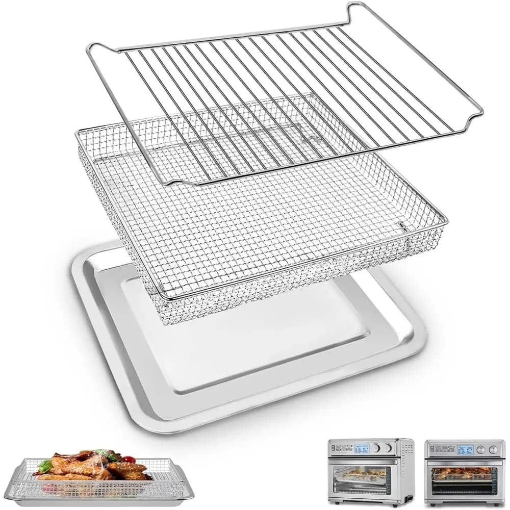 Air Fryer Accessories TOA-95, Set of 3 Pieces for Cooking with Air Fryer Basket