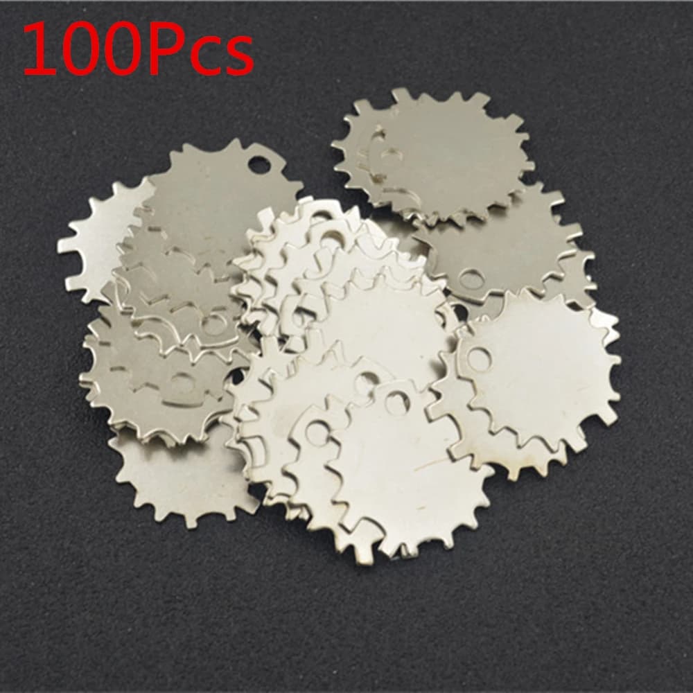 100Pcs Wholesale Multifunctional Regulator Accessory Screw Key for Scissors Multi Toothed Wrench Key Blade