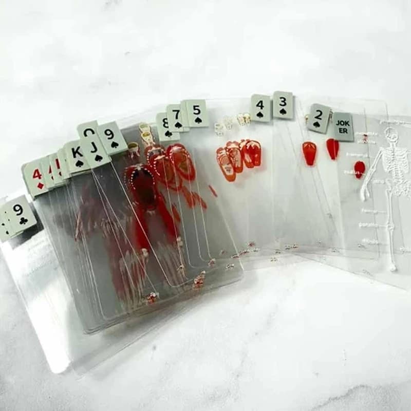 Nuove Carte da Gioco sulla Anatomia Umana, Mazzo del Corpo, Carte Divertenti Trasparenti sulla Anatomia Umana, Gioco da Tavolo Magico