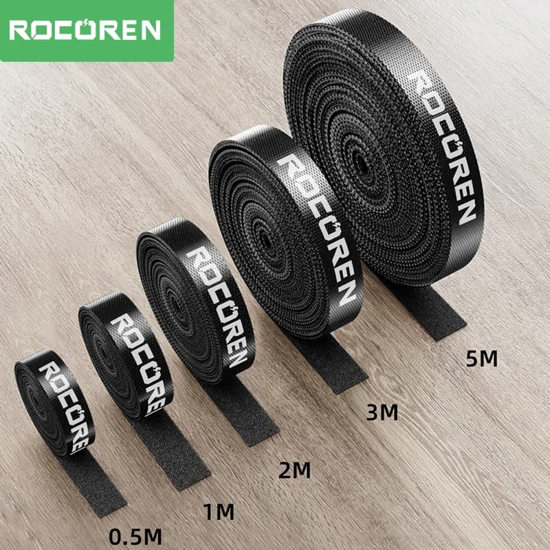 Coren Cable Organizer Wire Winder USB Cable Management Charger Protector per telefono Mouse auricolare supporto di protezione del cavo 5M
