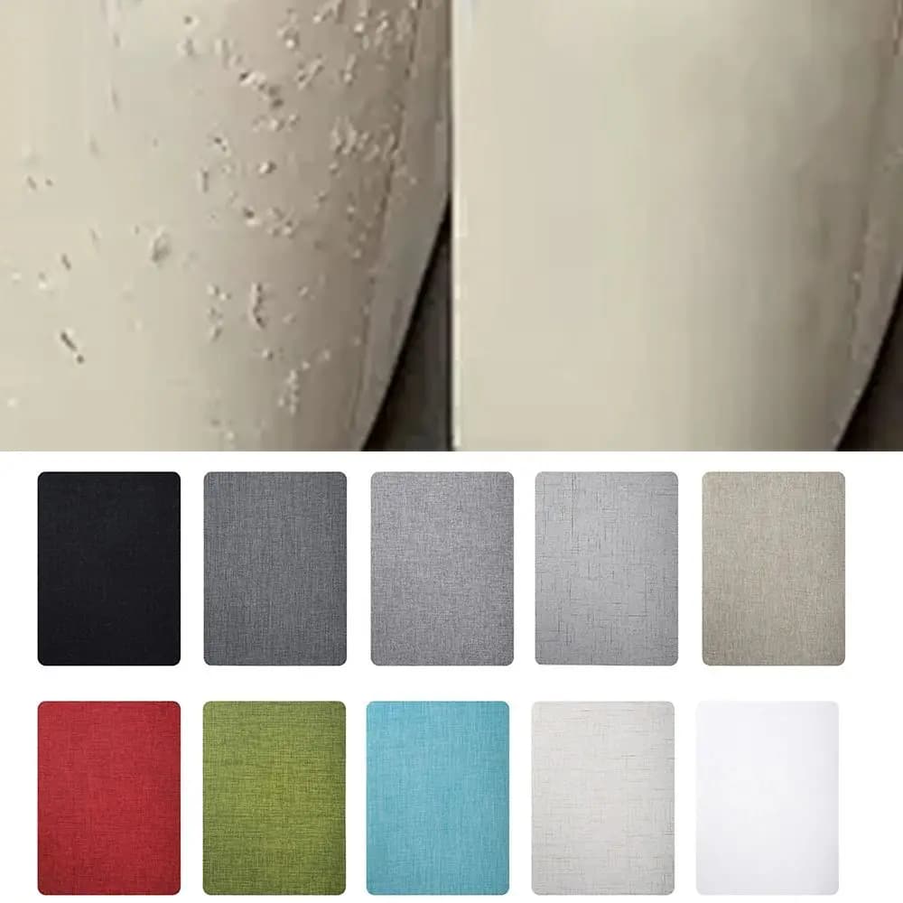 Toppa per riparazione divano autoadesiva durevole da 2 pezzi Toppa per tessuto di lino multicolore facile da usare Toppa per riparazione mobili versatile fai-da-te